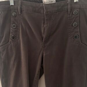 LOFT ladies Dark Brown Chinos